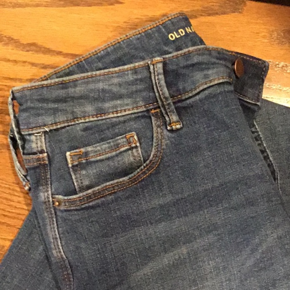 Rockstar mid rise blue jeans